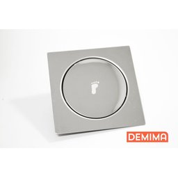 Ralo Click Inteligente 10x10 com Porta Grelhas em Inox Demima - 3