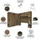 Ver imagem 2 de Guarda Roupa Casal Modulado Cp06 Delphi Avelã L01 - Mpozenato