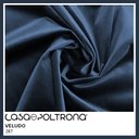 Ver imagem 5 de Sofá 04 Lugares 230cm com Base de Madeira Miami Veludo Azul Escuro - CasaePoltrona