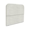 Cabeceira Estofada Queen Alana 160cm Boucle Cinza Claro com Frame - 2