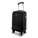 Ver imagem 2 de Mala de Viagem Bordo Rígida em Abs Cadeado Segredo Rodas Duplas 360º Gladiador A5mb Tamanho Pp:preto