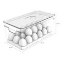 Ver imagem 3 de Kit Organizadores Geladeira Porta Ovos 36 Ovos E 2 Porta