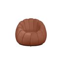 Ver imagem 3 de Poltrona Decorativa Concha Veludo Terracota
