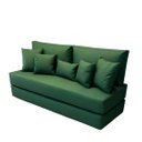Ver imagem 1 de Futon Smooth Duplo Verde 333 + Acessorios