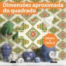 Papel De Parede Adesivo Azulejo Árabe Bege E Verde - 10m - 4