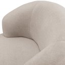 Ver imagem 6 de Kit 2 Poltronas Giratórias Giratória Sala Living Orgânico Carmen F04 Bouclê Bege - Lyam Decor