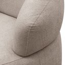 Ver imagem 7 de Kit 2 Poltronas Giratórias Giratória Sala Living Orgânico Carmen F04 Bouclê Bege - Lyam Decor