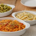 Ver imagem 3 de Travessa Oval Branca 800ml Coza Uno Plástico Cozinha Buffet Eventos