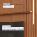 Ver imagem 2 de Painel para TV Union 234 cm 250 cm de Altura 1 LED Naturalle Mavaular