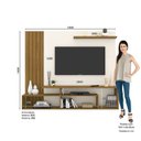 Ver imagem 3 de Painel para TV 65 Polegadas Jade Espresso Móveis Bege/Nature/Off White