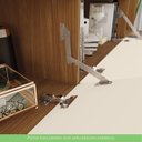 Ver imagem 5 de Painel para TV 65 Polegadas Jade Espresso Móveis Bege/Nature/Off White