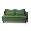 Ver imagem 3 de Sofá Modular 2 Lugares Braço Lateral com Pé Madeira Sôma CabeCasa MadeiraOriginals Verde