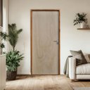 Ver imagem 1 de Porta Lisa Mescla 210x80 Batente 09 CM Fechadura Comum Interna Lado Esquerdo Rodam