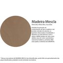 Ver imagem 6 de Porta Lisa Mescla 210x80 Batente 09 cm Fechadura Comum Interna Rodam Abertura Esquerda Marrom