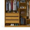 Guarda Roupa Casal com Espelho e LED 6 Portas 6 Gavetas Inovação 100% MDF - 8