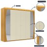 Guarda Roupa Casal com Espelho e LED 6 Portas 6 Gavetas Inovação 100% MDF - 10