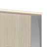 Guarda Roupa Casal com Efeito Ripado, Espelho e LED 6 Portas 6 Gavetas Inovação 100% MDF - 10