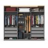 Guarda Roupa Casal com Efeito Ripado, Espelho e LED 6 Portas 6 Gavetas Inovação 100% MDF - 13