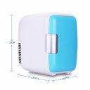 Ver imagem 2 de Mini Geladeira 12V Frigobar 2 em 1 Refrigerador e Aquecedor Retro 4 Litros Profissionall