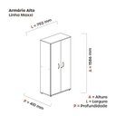 Ver imagem 5 de Armário para Escritório 2 Portas