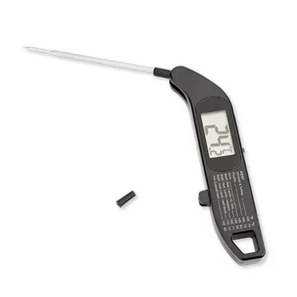 Termometro Digital para Alimentos de Aço Inox Ter-10 Hercules Preto