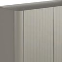 Ver imagem 5 de Aparador Buffet Sala de Jantar 2 Portas Brise Pés Industrial Dourado Naim I03 Grigio - Lyam Decor