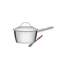 Ver imagem 1 de Conjunto Brigadeiro Panela Allegra Inox 1,5L Fundo Triplo e Espátula de Silicone - Tramontina