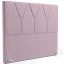 Ver imagem 1 de Cabeceira Cama Box Solteiro 100cm Aura Suede W01 Rosê - Mpozenato