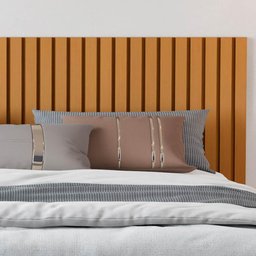 Cabeceira Suspensa Ripada para Cama King Size Nature Nettie Shop Jm - 3