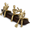 Ver imagem 2 de Decoração Escultura Pessoas Navegando Mart 22214