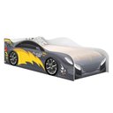 Ver imagem 2 de Cama Carro Fast Menino Chumbo Solteiro com Colchão
