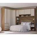 Ver imagem 3 de Guarda Roupa Dormitório Modulado Veneza Casal Queen 1,58 m Canto Luciane M04:Arenas