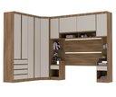 Ver imagem 1 de Guarda Roupa Dormitório Modulado Veneza Casal Queen 1,58 m Canto Luciane M04:Arenas