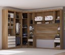 Ver imagem 2 de Guarda Roupa Dormitório Modulado Veneza Casal Queen 1,58 m Canto Luciane M04:Arenas