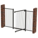 Ver imagem 2 de GRADE PORTÃO PET BEBÊ DIVISOR AMBIENTE 70 A 120 CM PRETO