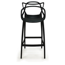 Ver imagem 2 de Kit com 4 Banqueta Média Masters Allegra Empilhavel Resistente - 66 Cm - Preto