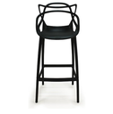 Ver imagem 4 de Kit com 4 Banqueta Média Masters Allegra Empilhavel Resistente - 66 cm - Preto