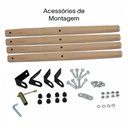 Ver mais imagens de Kit com 4 Cadeiras Eiffel Branca para Cozinha e Sala de Jantar