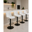 Ver imagem 1 de Kit com 4 Cadeiras Eiffel Branca para Cozinha e Sala de Jantar