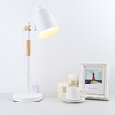 Ver mais imagens de Luminária de Mesa 57cm Retrô Escandinava Articulada Metal Madeira Gimpo Kjtd-687: Branco
