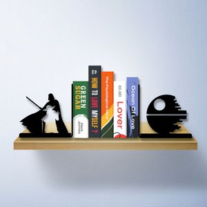 Porta Livros Aparador Star Wars Estrela da Morte Geek Marketplace