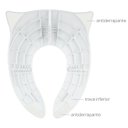 Ver imagem 3 de Assento Redutor Dobravel Infantil Vaso Sanitario Banheiro Coruja Buba