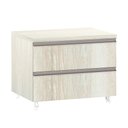 Ver imagem 1 de Mesa de Cabeceira Luciane 2 Gavetas Prime Plus 60 Cm
