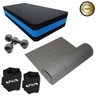 Kit Aeróbico Caneleira 2 Kg + Step + Halter 2kg +tapete Eva - 1