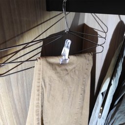 Presilha para Cabide Prendedor de Roupa Pregador Reforçado Transparente Unitário Ideale - 4
