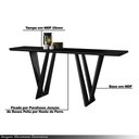 Ver imagem 4 de Aparador Decorativo 180cm Shuri Preto/ébano - Gran Belo