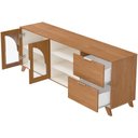 Ver imagem 7 de Rack para Sala de Estar TV 75 pol 180cm 2 Portas 2 Gavetas Mozart A05 Cinamomo Off White - Lyam