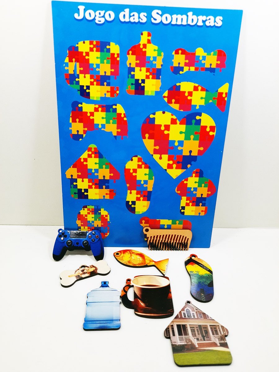 Kit Especial Jogos Educativos Cogntivos para Autistas - Combo 7 - Coleção TEA & AMOR - 1