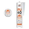 Kit 12 Cola Pu 40 Flex Silicone Selante 380g Orbi Branco - 2