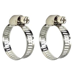 Abraçadeira Aço Inox Rosca Sem Fim 1" Polegada 16 - 25mm Reforçada | Kaza Inteligente | Kit 04 Un - 4